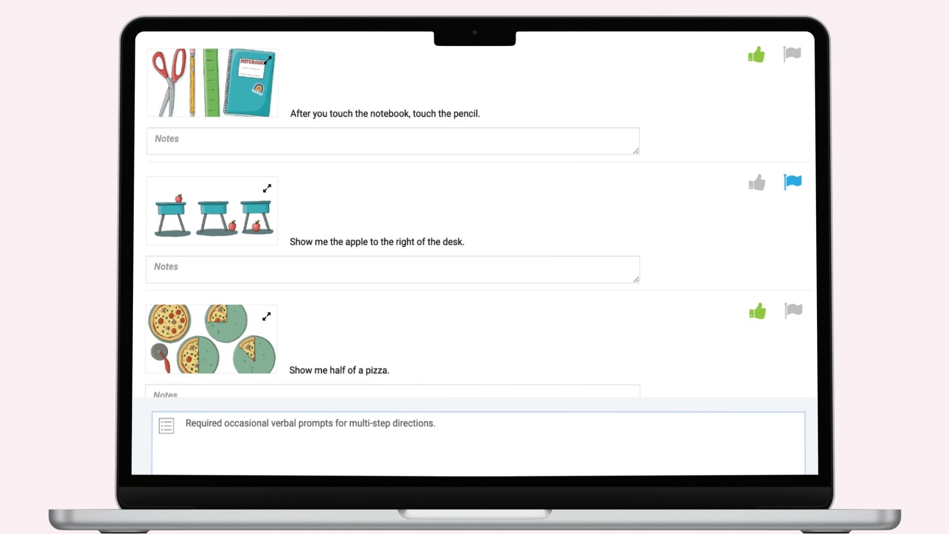 Criterion-referenced tests in SLP Toolkit